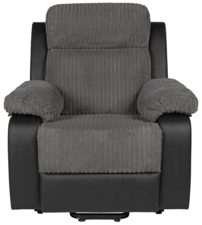 Collection - Bradley - Riser Recliner - Fabric Chair - Charcoal